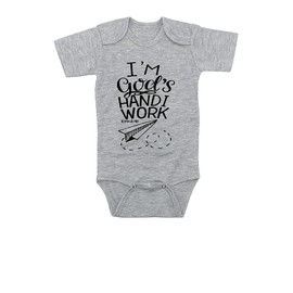 TeeNow - God's Handiwork (Multiple Designs) - Christian/Bible Baby Infant Onesie/Bodysuit - Boy/Girl