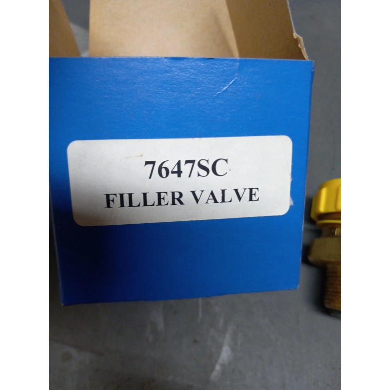 Rego UNIVERSAL REGO FILLER VALVE WITH CAP FOR FORKLIFT LP