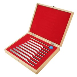 Tuning Fork Aluminium Instruments Tool Medical Fork Set, Aluminium Vibration Therapy Tool Set 9 Pack