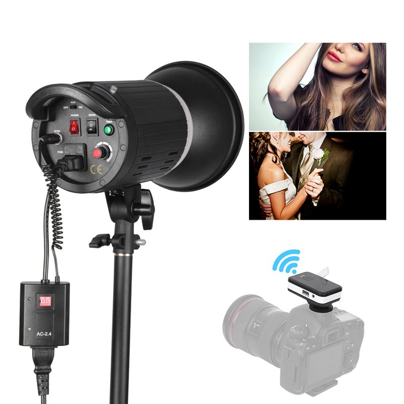 NiceFoto AC-2.4A Plastic Remote Control Trigger Anti Interference Support Synchronous