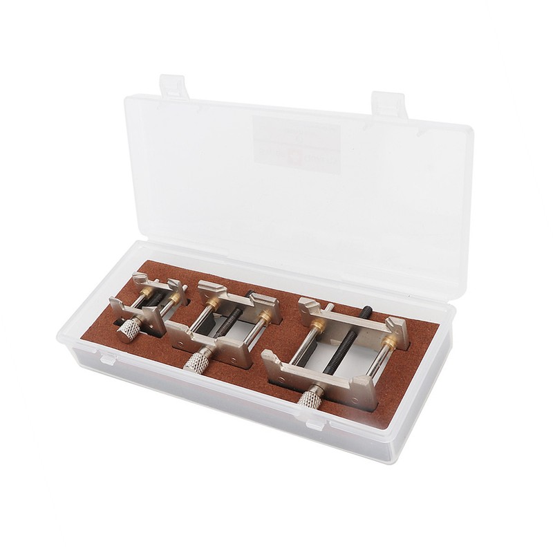 3pcs/Set Metal Watch Movement Fixed Base Holder Watchmaker Accessory Repairing