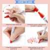 Overseas White and Black Paint Pens Paint Markers - 12