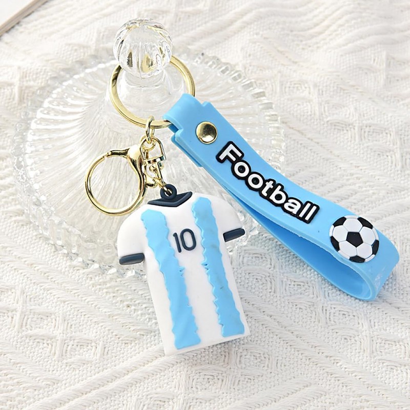 HGSHUO Football Keyring Party Bag Gifts Football Keyring Pendant World