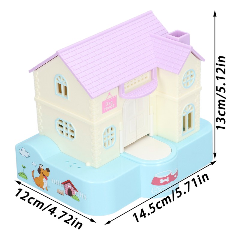 Doghouse Money Saving Box Automatic Coin Swallowing with Light Music