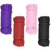 metagio 4 Pack Cotton Rope, 8MM Thick Cotton Rope 10M/
