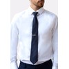 Kuzzoi Men's Textured Tie Clip (3.5 mm) for Normal Ties,