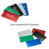 StayMax Aluminum Engraving Blanks Rectangle Blank Tags 1 Inch x