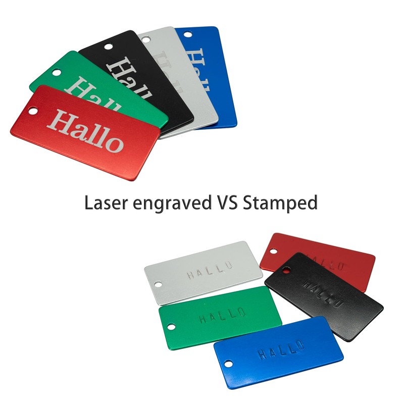 StayMax Aluminum Engraving Blanks Rectangle Blank Tags 1 Inch x