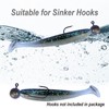 Soft Plastic Lures Bait Great for Sinker Hook Saltwater Fishing