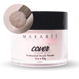 MakarttPro Acrylic Powder - 56g/2oz Acrylic Nail Cover Powder for Nail Extension, Perfect Acrylic Powder for Professional Private Nail Technicians - Color - Soft Bloom