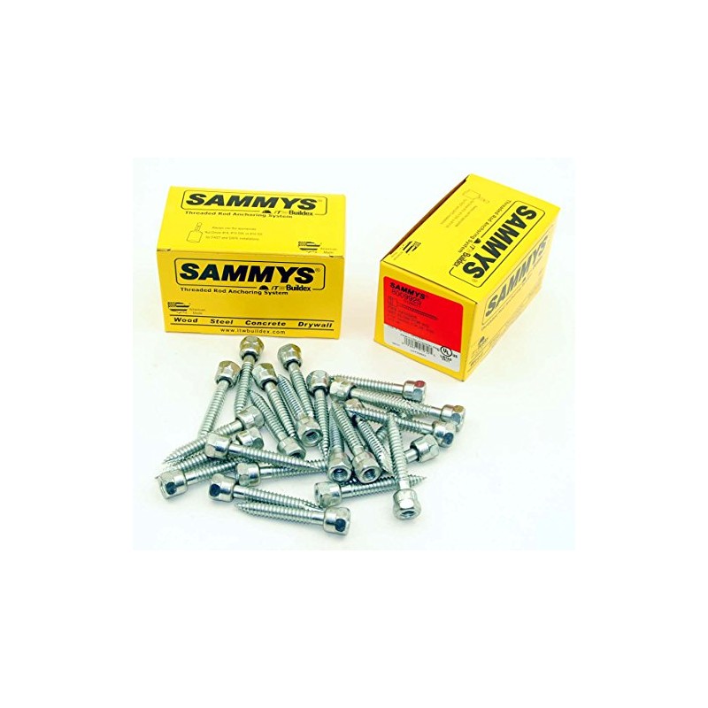 (25) Sammys 3/8-16 x 2-1/2 Threaded Rod Hanger for Wood