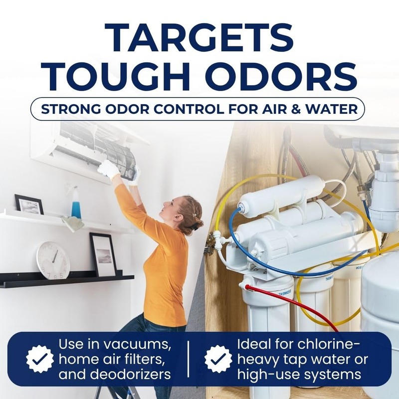 5 Lbs Bulk Water Filter/Air Filter Refill Coconut Shell Granular