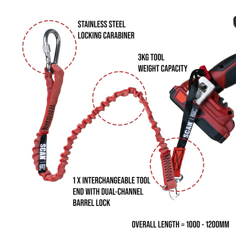 Scan Tool Lanyard with Tool Attachment 1-1.2M Length 3kg Capacity