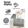 Wanapure 2 Pack Rigid Hanger Organizer, Triangle Storage Bin with
