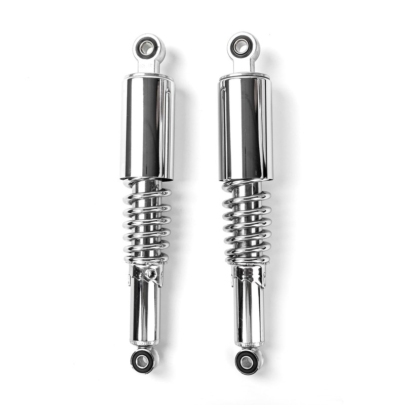 SUNQIAO CT70 Rear Shock, Suspension 330MM Chrome Motorcycle Absorber for
