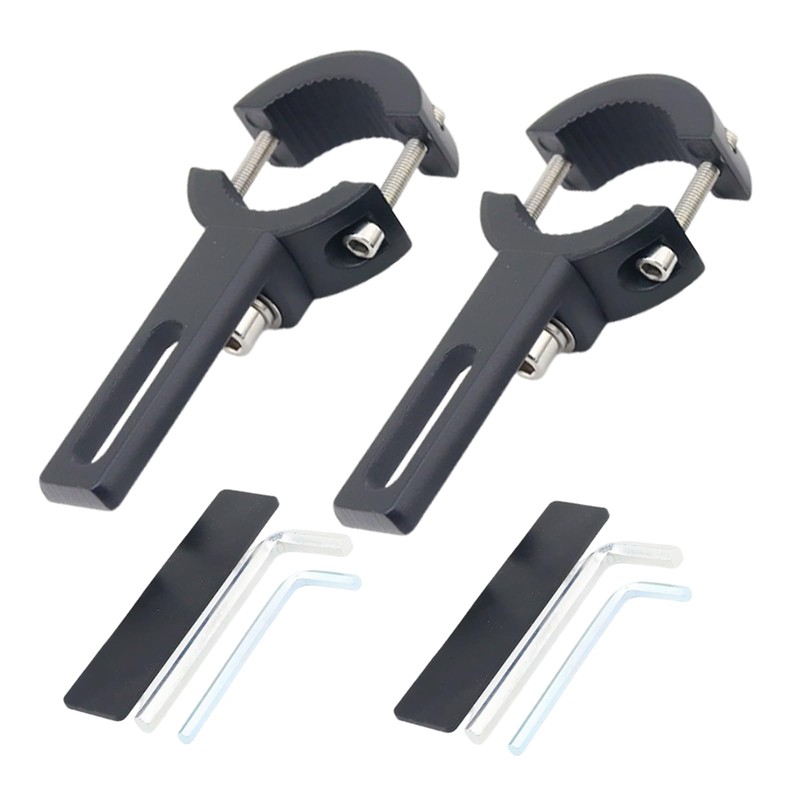 Pack of 2 Motorcycle Headlight Mounts, 20 mm - 38