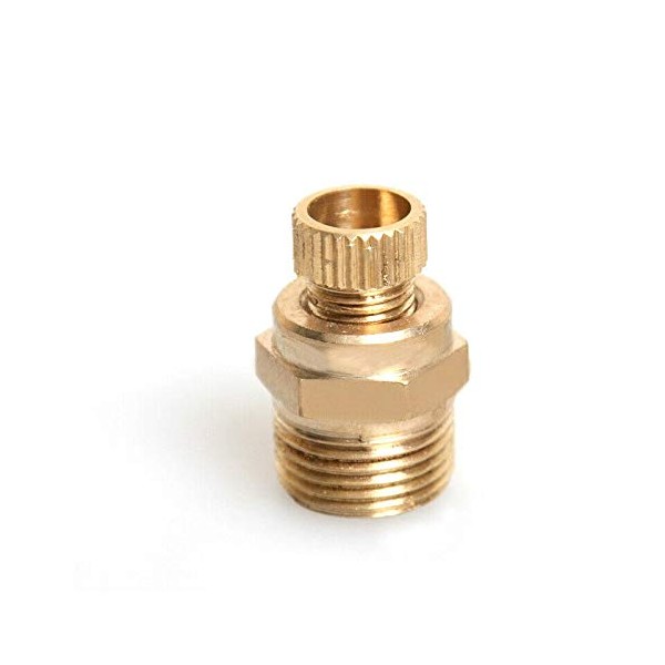 TOOLSTAR Brass Drain Valve Air Compressor Male Thread Water Drain