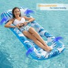 Jasonwell Inflatable Pool Float Lounge - 2 Pack Floaties Rafts