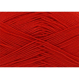 King Cole Giza Cotton Knitting Yarn 4 Ply 2202 Red - per 50 gram ball