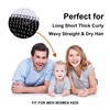 2Pcs Mini Boar Bristle Hair brush and Small Hairbrush for