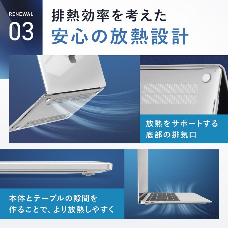 HOGOTECH Case [For MacBook Air 15 Inch M4 M3 M2]