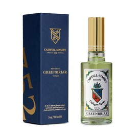 Caswell-Massey Gold Cap Greenbriar Cologne Spray, Scents Of Sage, Patchouli, Mandarin & Vetiver, Fragrance For Men, Made In The USA, 8 Oz