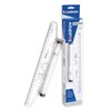 Liquidraw Rolling Ruler 30cm Protractor Metric Parallel Line Architectural Ruler
