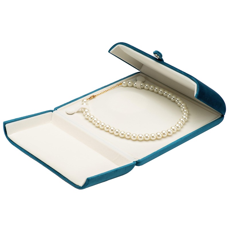 COWFEX Velvet Big Chunky Necklace Gift Box Showcase Jewelry Pearl