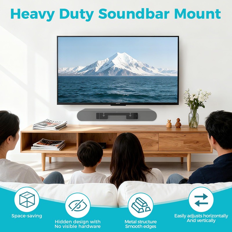 HEIWUKONG Ray Mount Compatible with Sonos Ray Wall Mount, Heavy