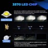 4pcs Luces Led Para Faros Motos Luz Auxiliares Lupa Autos