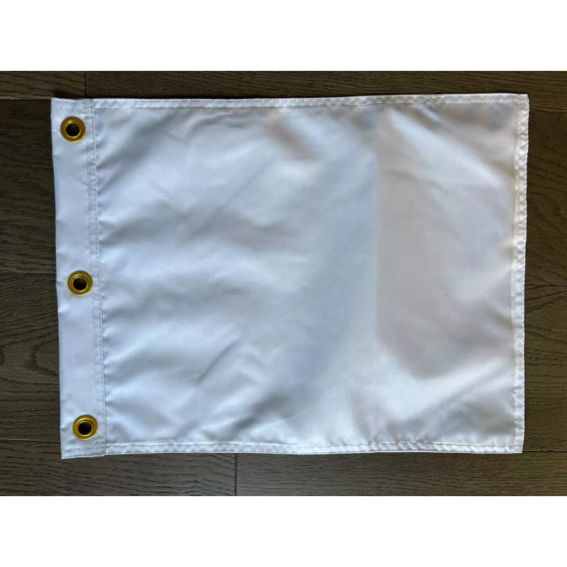 2000 US Open @ Pebble Beach White Souvenir Flag w/Tiger