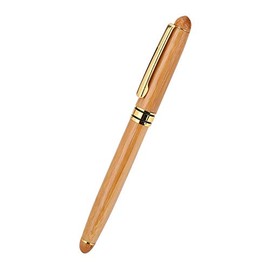 Marhynchus Pluma de la Fuente de Caligrafa con 5 Ondas, de Madera Contrachapada de bamb, Relleno de Tinta de Pistn para Escritura Gtica, Cursiva,...  