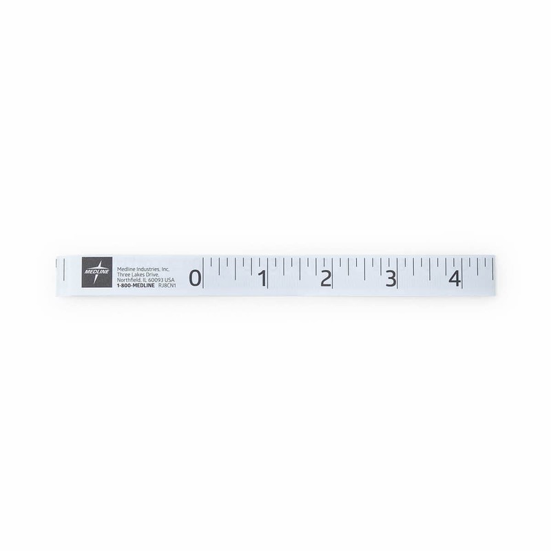 Medline Paper Measuring Tape, Flexible, Inches and Centimeters, Disposable, Great