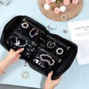 Waterproof Anti-Tarnish Travel Jewelry Organizer Case with Multiple Clear Zipper