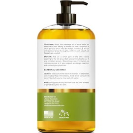 Lifebox Essentials Aceite De Masaje Muscular Para Dolores De Árnica - 100% Puro Y Natural - Terapia De Masaje Para Músculos Y Articulaciones - Aceite 