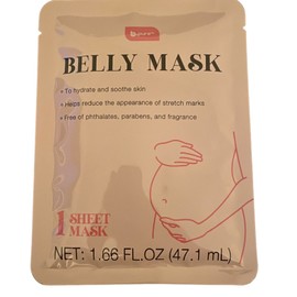 B Pure Pregnancy comfort GIFT set NEW pack 3 items belly mask nipple balm belly balm