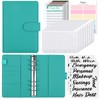 SKYDUE Budget Binder, Money Saving Binder with Zipper Envelopes, Cash