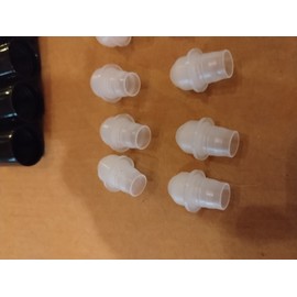 12- 1/3 oz. Roll-on Bottle  Black Caps And Plastic Ball Roll On ( NO BOTTLE)