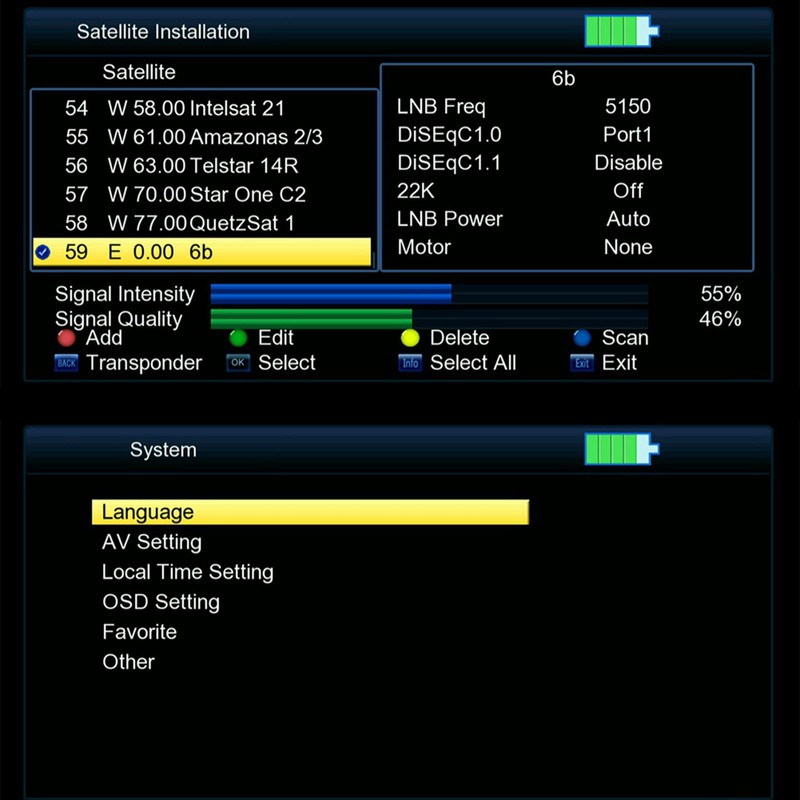 Digital V8 Satellite Signal Finder HD 1080P DVB s Signal