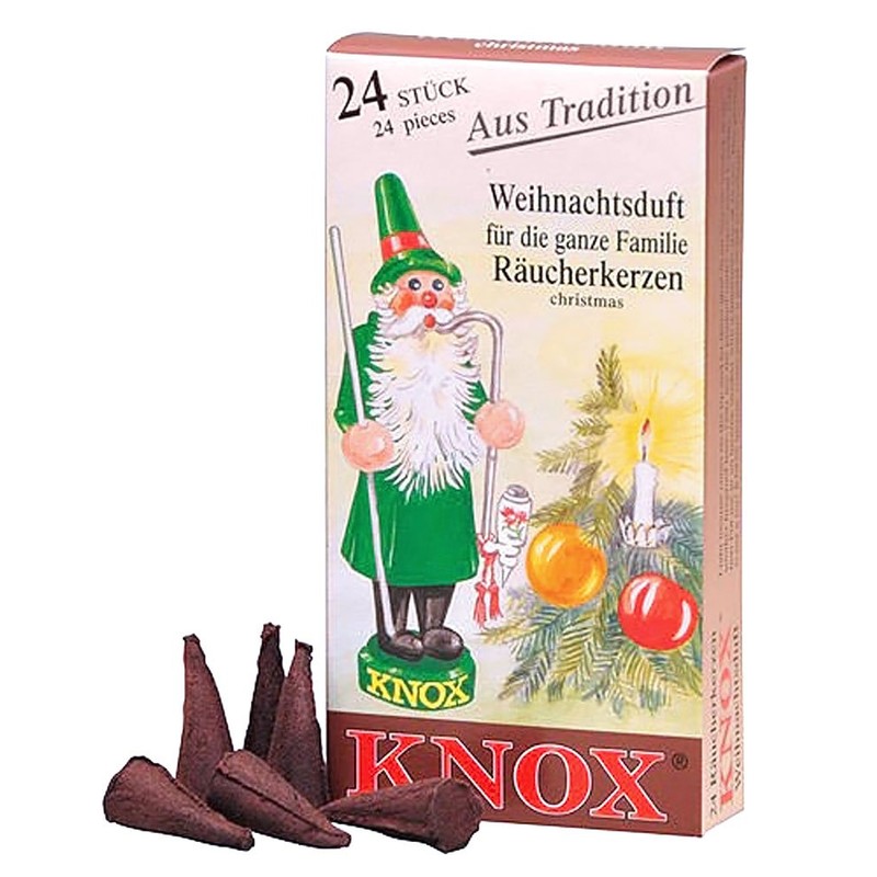 Knox Christmas Scent German Incense Cones Made in Germany for