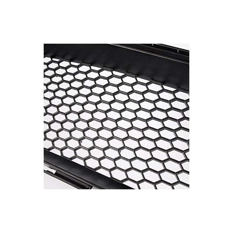 CHEDA Mesh Front Bumper Upper Hood Grille, Compatible With 2015-2017