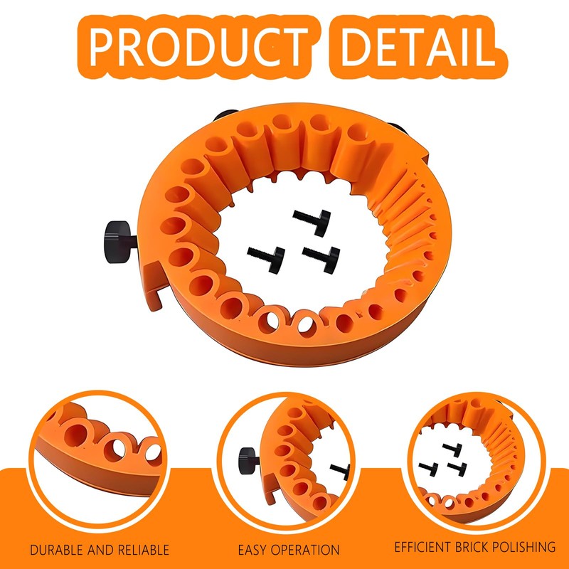 3Pcs Orange Angle Grinder Drill Bit Sharpener, Durable Drill Sharpener