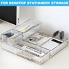 YTOPRO 7 PCS Clear Drawer Organizers Bins, 4-Size Stackable Makeup