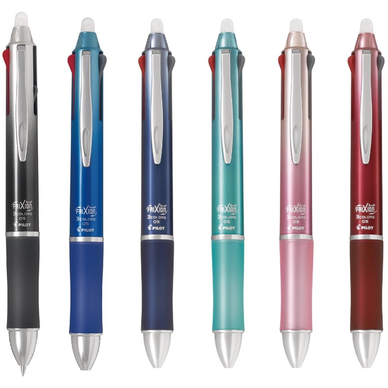 PILOT Ballpoint Pen, FriXion Ball 3 Metal, 0.5mm, Gradient Black,
