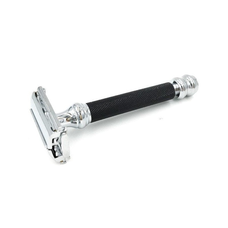 Parker 76R Butterfly Safety Razor + Blades - Black
