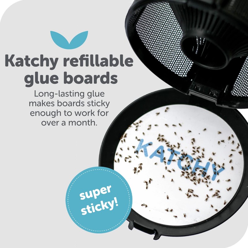 Katchy Original and Midnight Glue Board Refills (16 Pack) -