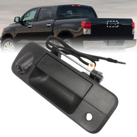 Tailgate Handle Backup Camera Rear View Camera for 2007-2013 Tundra, 170° Reverse Camera Includes 26ft Extension Cable with RCA Connectors, Replace ‎69090-0C051 690900C051 81214