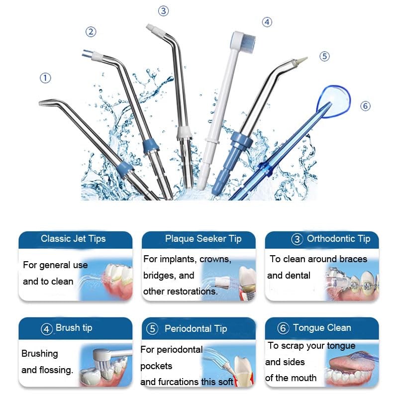 Cabezales de repuesto para Waterpik Aquarius Water Flosser WP-660 WP-662