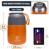 Insulated Food Flask - 530ml Stainless Steel Jar for Hot