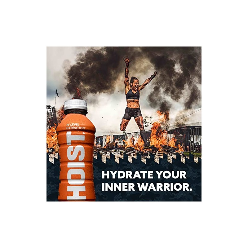 HOIST Premium Hydration Electrolyte Drink, Powerful IV-Level Hydration, Blue Raspberry,